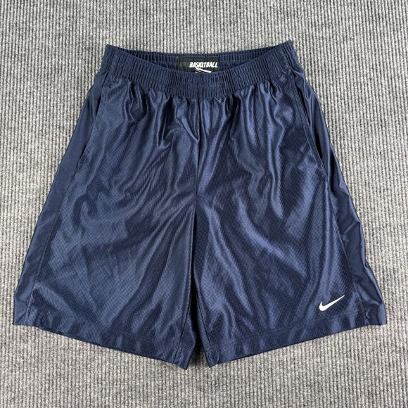Nike Other - Nike Shorts Men Large Blue Basketball Dazzle Athletic Shiny Silky Smooth y2k